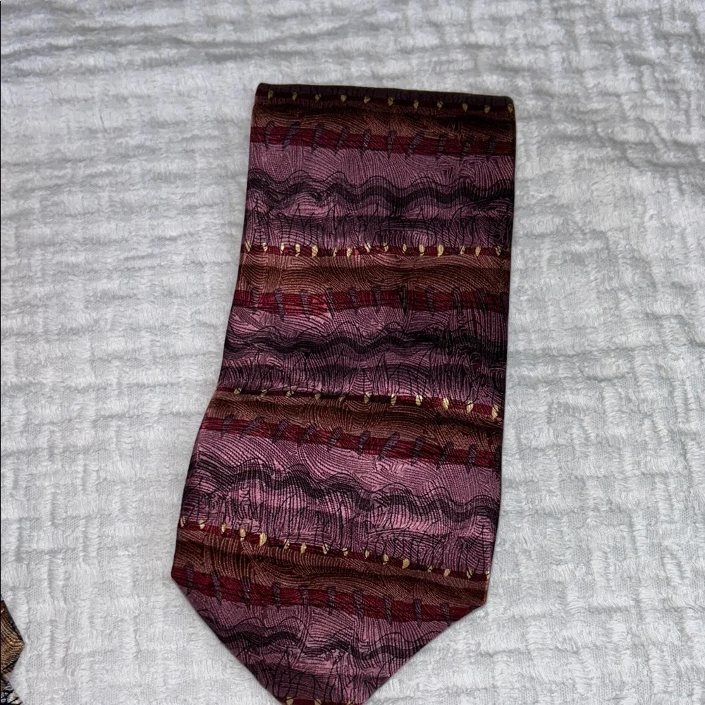 J. Garcia Artistic Ties - Red and Purple Tones